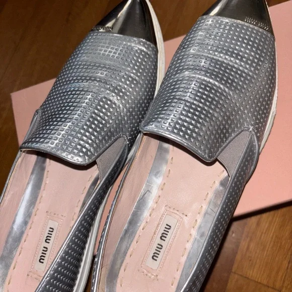 Miu Miu slip ons